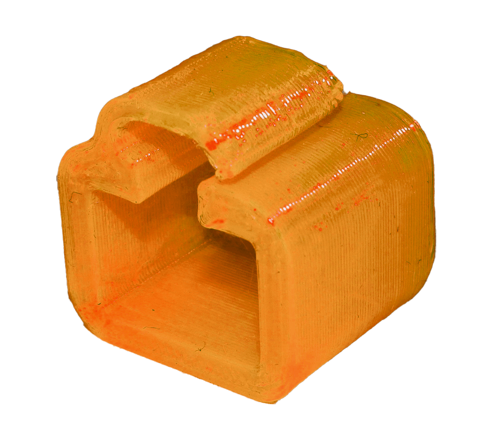 半透明の元気いっぱいな蛍光オレンジ